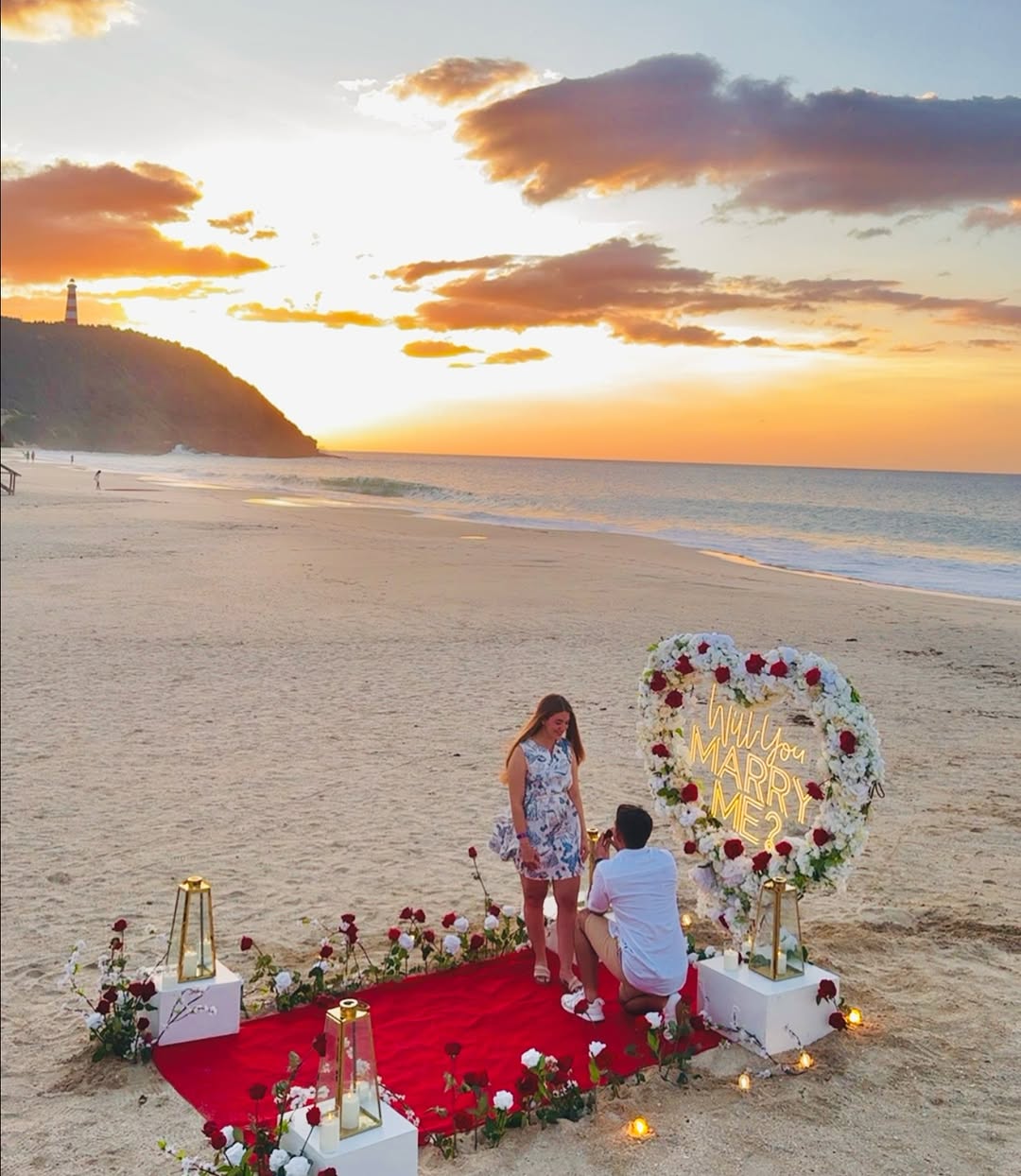 Propuesta de matrimonio en la playa en Margarita
